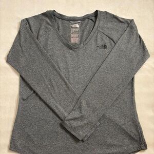 The North Face Women’s Grey Long Sleeve Activewear Top | Size M